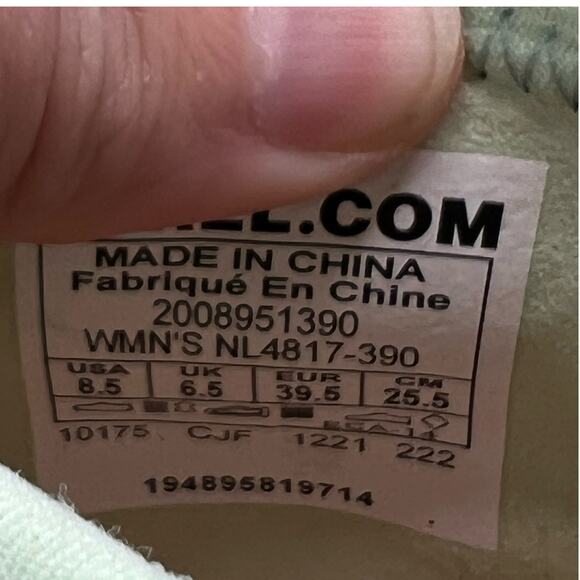 Sorel Explorer Defy Low Sneaker Green NL4817-390 Women's 8.5 Tried On - Picture 10 of 10